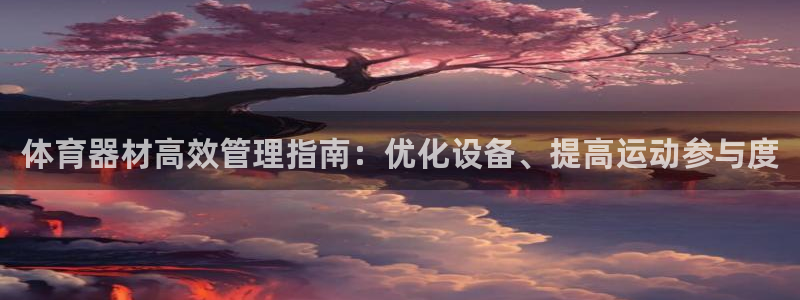 尊龙集团有限公司官网：体育器材高效管理指南：优化设备