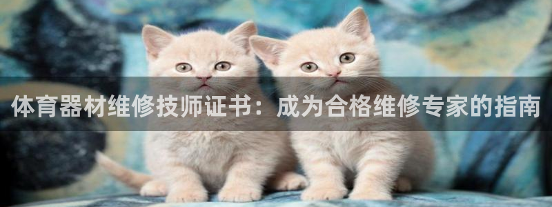 尊龙凯时平台正规吗：体育器材维修技师证书：成为合格维