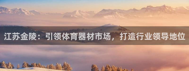 尊龙凯时下载人生就是博：江苏金陵：引领体育器材市场，