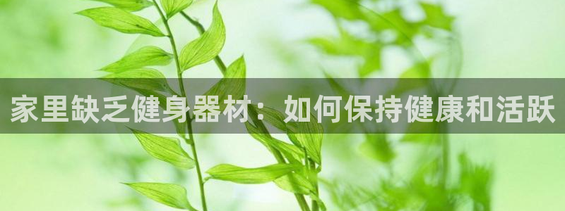 尊龙凯时账号异常审核提不了款怎么办：家里缺乏健身器材
