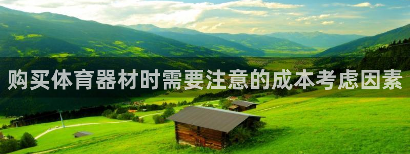 尊龙凯时老板是谁：购买体育器材时需要注意的成本考虑因