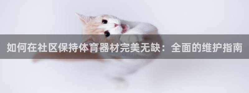尊龙网址登录官网：如何在社区保持体育器材完美无缺：全