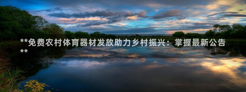 凯时网上官方网站：**免费农村体育器材发放助力乡村振