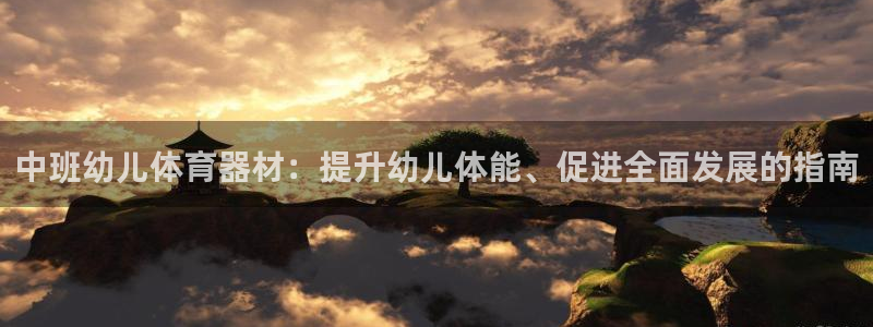 尊龙凯时能不能提现?：中班幼儿体育器材：提升幼儿体能、促进全